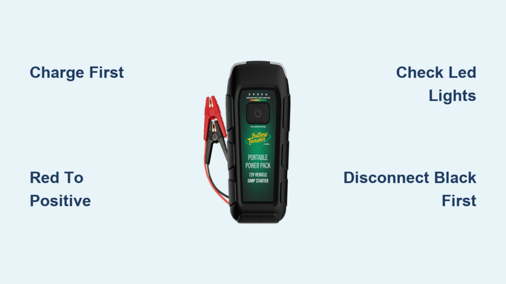 How to Use Battery Tender Jump Starter