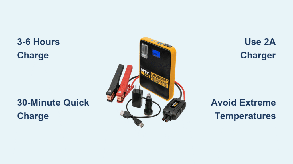 Everstart Maxx Jump Starter Charge Time: Quick Guide