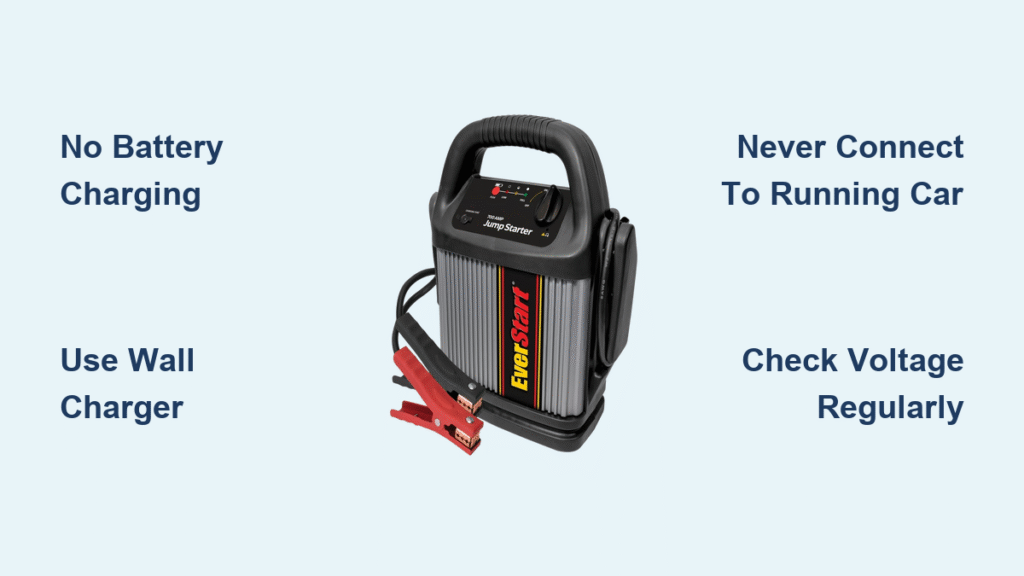 How to Charge Battery with Everstart Jump Starter